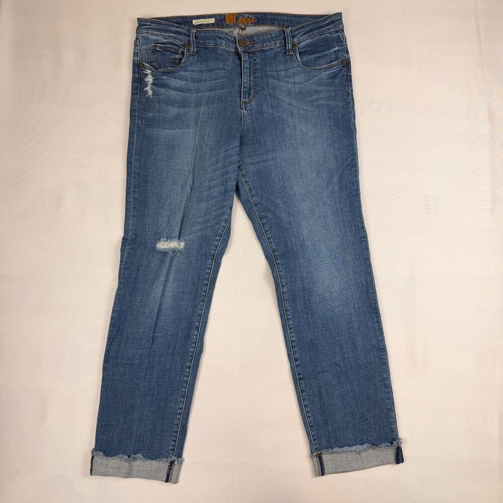 Kut From The Kloth Jeans Asher Ankle Straight Leg size 16